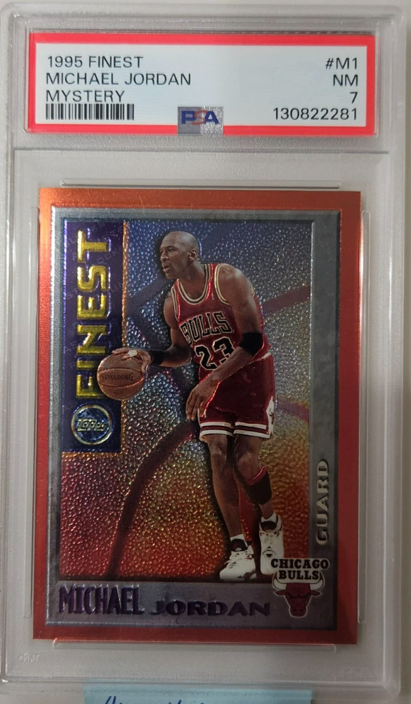 1995-96 Topps Mystery Finest Michael Jordan #M1 PSA 7