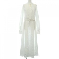 Gucci Dress White Size 44 Satin Sleeveless Used