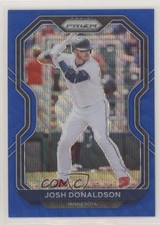 2021 Panini Prizm Tier III Blue Wave Prizm 42/60 Josh Donaldson #201 4l3