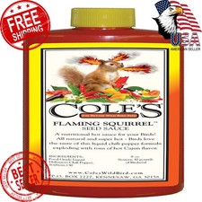 COLE'S Flaming Squirrel Seed Sauce 8oz