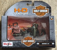 Maisto Harley Davidson Series 35 1942 Wla Flat Head 1:18 Scale Rare
