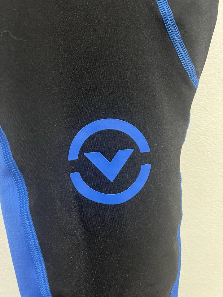 Virus Grappling Pantalones de Compresión Hombre Azul y Negro Jiu Jitsu M Foto 3 de 4