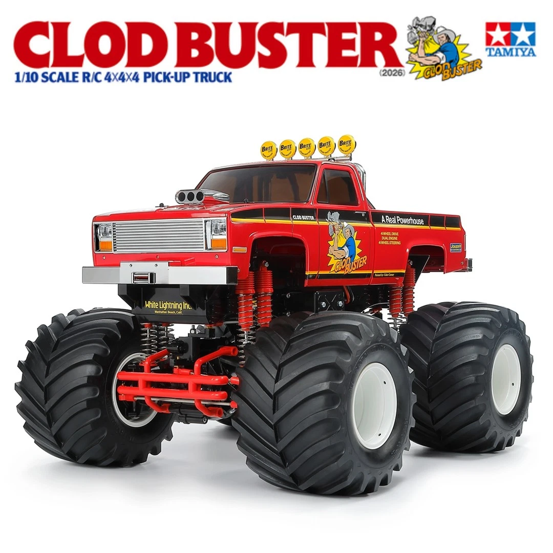 Tamiya Clodbuster 1:10 RC Model Cars, Trucks & Motorcycles for