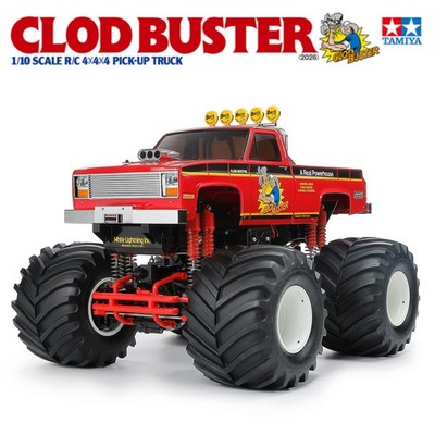 Tamiya 58762 1/10 RC Clod Buster 4X4X4 2026 Pick-Up Truck Kit