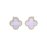 Van Cleef & Arpels Vintage Alhambra Earring 18K Yellow Gold VCARA44100