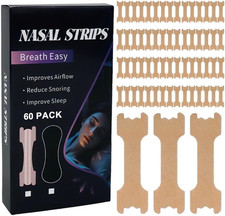 Nasal Strips for Snoring, 60Pcs Nose Strips for Breathing, Extra Strength Nasal