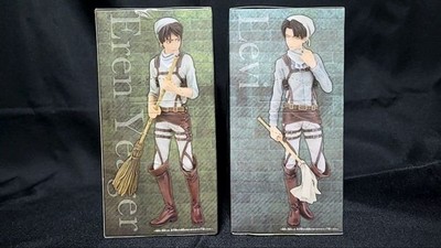 Banpresto Prize Attack On Titan DXF Figure Set Eren + Levi