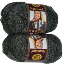 Lion Brand Yarns Heartland Lot Of 2 Color 149-Great Smoky Mountains Wt. 5 oz
