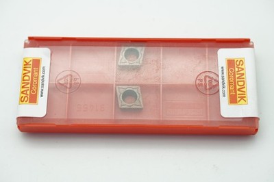 2x Sandvik Coromant CCMT 09 T3 04-XM GC15 Wendeschneidplatten WSP