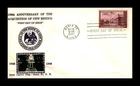 100TH ANNIVERSARY NEW MEXICO ACQUISITION FDC FIRST DAY OF ISSUE COVER 1946