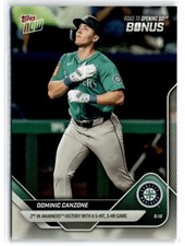 2025 TOPPS NOW ROAD TO OPENING DAY BONUS DOMINIC CANZONE SEATTLE MARINERS #US56