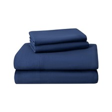 100 Cotton 4PCs Flannel Sheet Set  Double-Brushed for Extra Softness, Warm ...
