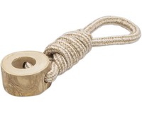 Hundespielzeug Beeztees Kaffeeholz Dirk S Mit Handschlaufe Baumwolle;Holz Ca. 24
