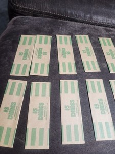 Vintage Coin Wrappers  Dimes . Lot Of 10. For Coin Collection 