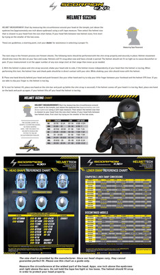 scorpion covert modular helmet size chart Scorpion Covert X Helmet Convertible 3-in-1 Half Open Full Face DOT S-2XL