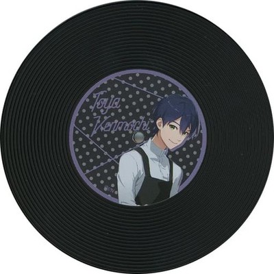 Kenmochi Toya Record Style Rubber Coaster Nijisanji Japan Used Japan