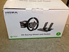 Moza R3 Direct Drive Sim Racing Wheel & Pedals (Xbox/PC) w/ Original Box #7600