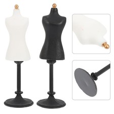  2 Pcs Mini Dress Forms Dollhouse Accessories Mannequin Clothes Sewing