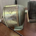 Vintage Boston KS Pencil Sharpener Green Metal Desk USA 1940s Tested & Working — photo 1
