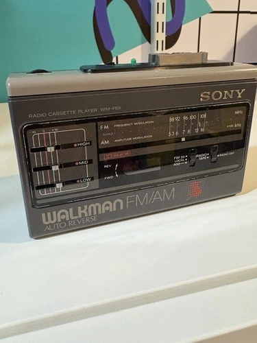 Vintage SONY WALKMAN WM-F59/F69 Cassette Player - Does Not Work/Parts