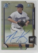 2015 Bowman Draft Chrome Pick Refractor Nathan Kirby #BCA-NK Auto k0w