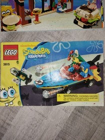 LEGO Lot of 4 SpongeBob Squarepants 3816 3817 3815 3843 Instruction Manuals ONLY