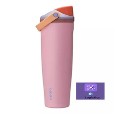 【Quick Completion】Owala 30oz FreeSip Sway Stainless Water Bottle - Pink - 40oz