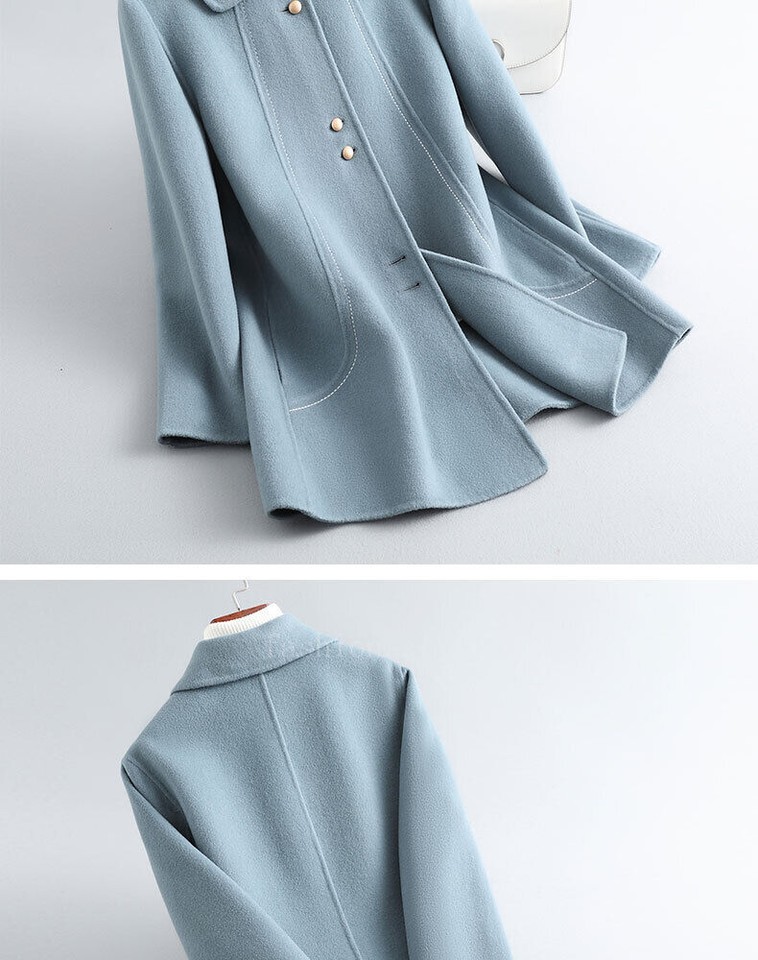 Double-Sided Wool Coat Women