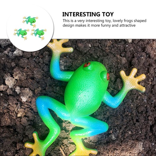 Set of 4 Dekompression Spielzeugfrosch Verschleißfestes Stressspielzeug - 第 5/12 張圖片