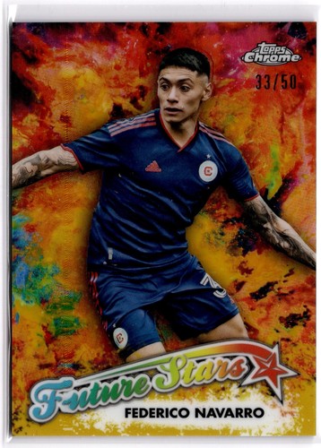2023 Topps Chrome MLS Future Stars Gold Refractor 1-20 (Complete Your Set) - Picture 6 of 7