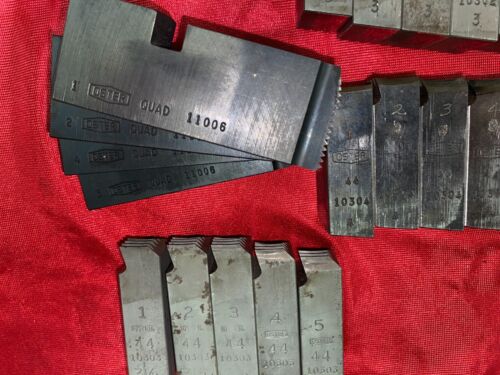 Teledyne Landis Oster Dies size 1/2x3/4" - 4" NPT LOT of 6 sets Series 44 - Picture 22 of 22