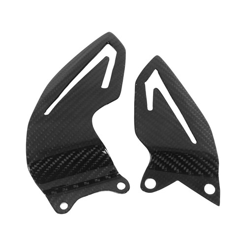 Heel Plates Foot Peg For Triumph Daytona 675 2013 Gloss 100% Carbon Fiber - Picture 4 of 18