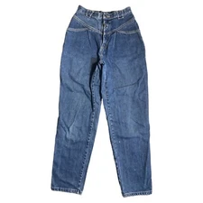 Vtg PS Gitano Jeans Tapered Womens Tag 10 X 28 Inseam Blue High Waisted 80s