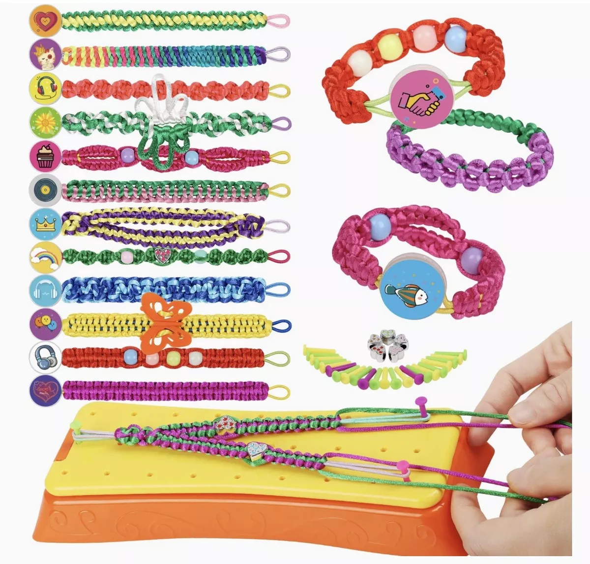 Friendship Bracelet Thread Maker Kit Toys Making Bracelet Strings