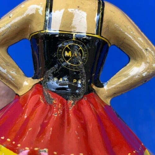 Very Rare 1930's Louis Marx Twinkle Toes Ballet Dancer Working Tin Toy - Picture 4 of 4