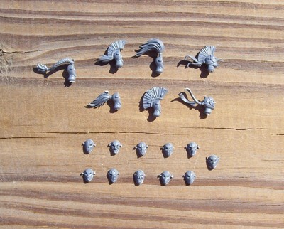 40K Miniatures 40K Eldar Harlequin Troupe Heads u0026 Face Mask Bits 7