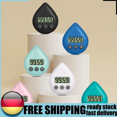 Shower Timer Waterproof Kitchen Timer Magnetic Backing Toilet Timer Shower Clock