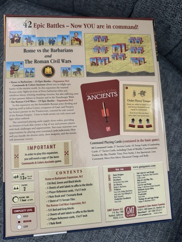 Commands & Colors: Ancients Expansions #2 and #3 – Rome vs the Barbarians; The R - Picture 6 of 14
