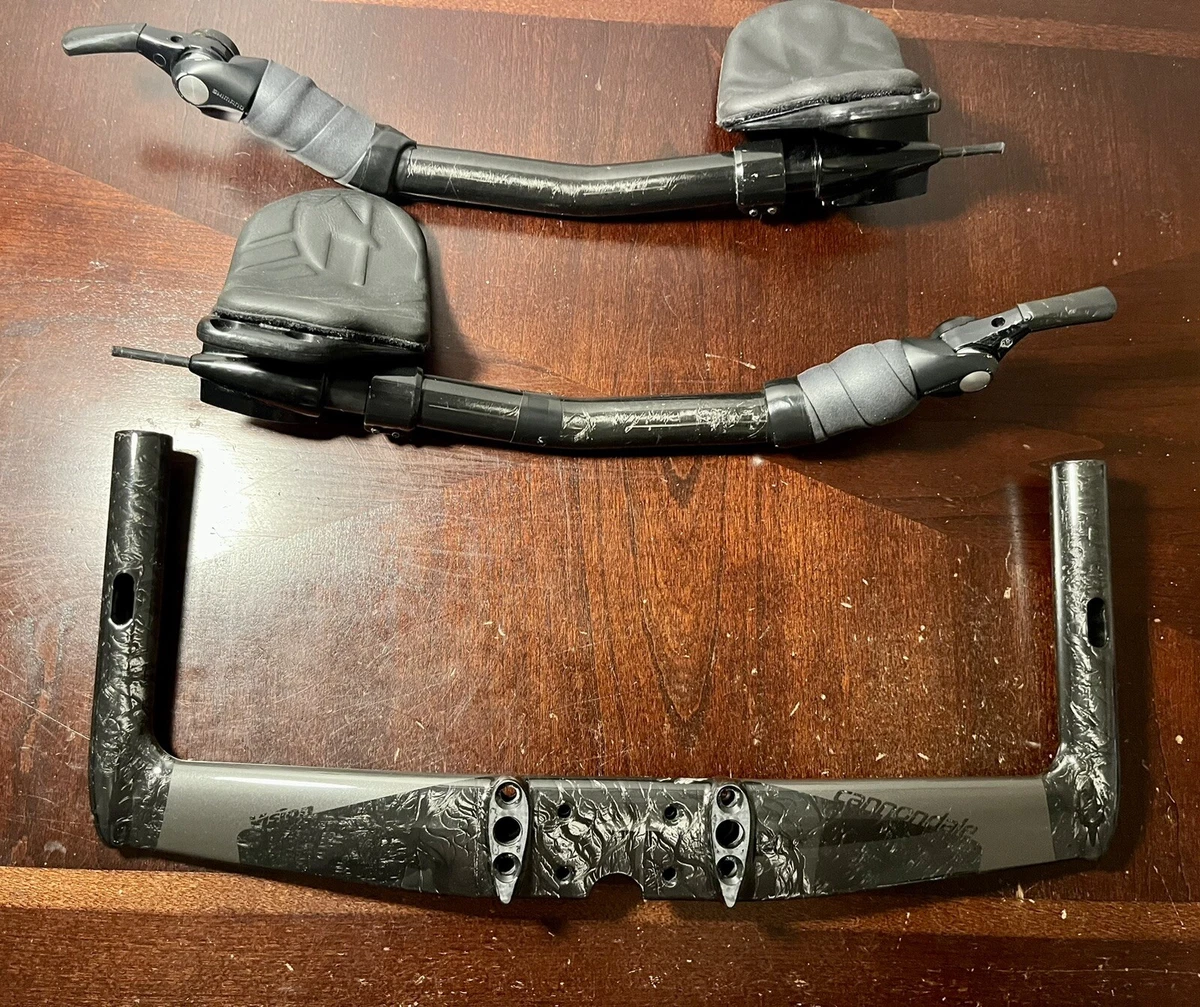 Cannondale SuperSlice TT Carb n Cockpit basebar Aerobars shifters