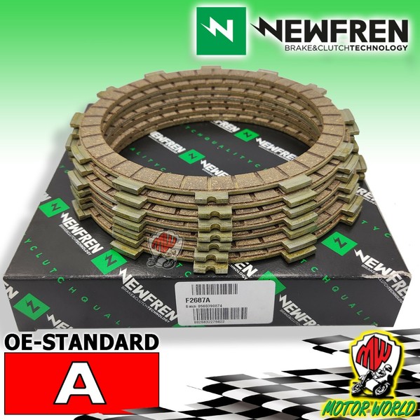 F2687A Kupplungsscheiben Kit Newfren FüR Honda NX Dominator 650 1996-1999 NEW-image