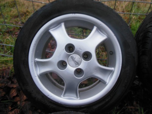 Aluett Alufelgen 5-Speiche VW Seat Skoda KBA 44799 6x14 4x100 6500437D - Bild 2 von 10