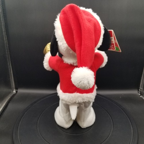 Hallmark Peanuts Bell Ringer Snoopy Motion Sound 3 Songs Christmas Plush 2011 - Picture 5 of 8
