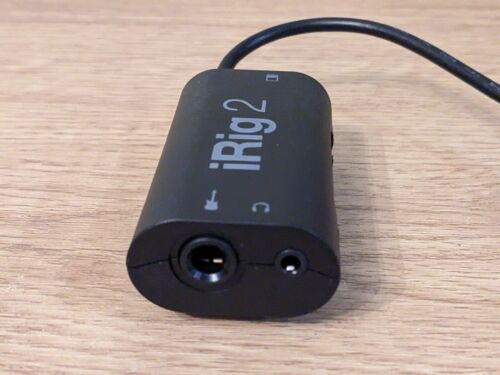 IK Multimedia iRig 2 mobile interface guitar DJ streaming black 3.5mm - Picture 2 of 8