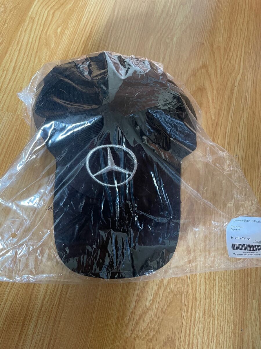 GENUINE MERCEDES-BENZ CLASSIC BASEBALL CAP BLACK WITH MB GENUINE MERCEDES-BENZ CLASSIC BASEBALL CAP BLACK WITH MB