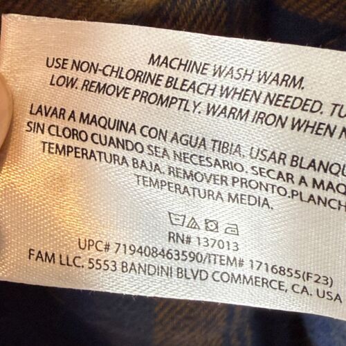 Woolrich Jacket XL Mens Large Brown Canvas Flannel Lined Hooded Barn Chore Coat - Picture 10 of 12