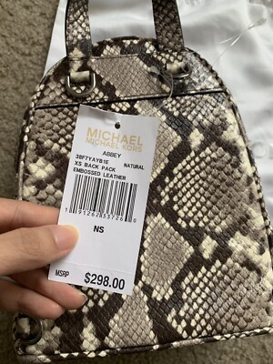 Michael Michael Kors Abbey Mini/small Backpack Embossed  display picture 3