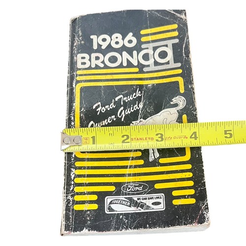 1986 Ford Bronco II Owners Manual User Guide Reference Operator Book Vintage - Picture 11 of 11