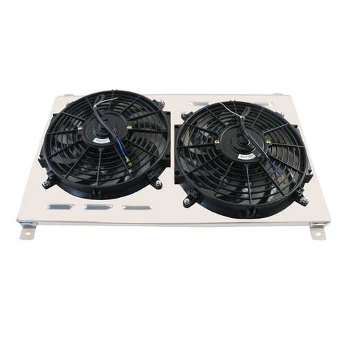 Aluminum Shroud + 12" Fans Fit 1992-2000 SUBARU IMPREZA WRX GC8 STI 2.0L MT ASI. - Bild 8 von 10