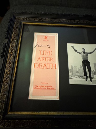 Muhammad Ali Originales Autogramm auf Broschüre - Gerahmt - Signiert **RARITÄT** - Bild 14 von 20