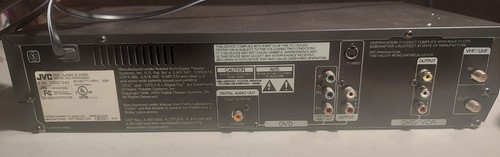 JVC HR-XVC26U DVD VCR Combo Player Recorder VHS w/ Remote & Manual Tested Works - Picture 7 of 10